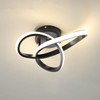 minfair Modern LED Ceiling Light, Ceiling Light with Round Geometry,