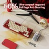 AJAZZ AK680 Mechanical Gaming Keyboard and mouse Combo Hot-Swappable PBT