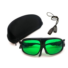 MCWlaser Laser Safety Glasses 190-470 & 610-760nm Safety Goggles Typical for 355nm 405nm 447nm 450nm 406nm 460nm 635nm 650nm 655nm 671nm 694nm 750nm 755nm Absorption ptiontyptionstyp P-13 Type 11