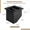 Espresso Coffee Ground Knock Box Chute, Desktop Knocking Residue Box