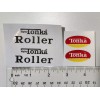 Tonka Mighty Tonka Roller Sticker Set 1974 To 1975