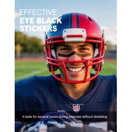 Eye Black Stickers, Football Baseball Softball Face Stickers Lacrosse Fans Eye Strips for Party Game Sport Supplies