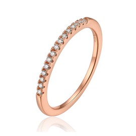 MomentWish Moissanite Diamond, Silver 925 Engagement Ring for Women and Men, Wedding Band, Eternity Ring, Partner Ring, Friendship Ring, Sterling Silver, Moissanite