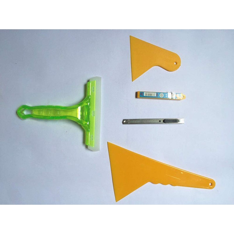 Pro Car Home Window Tint Tinting Film Black Roll Tools