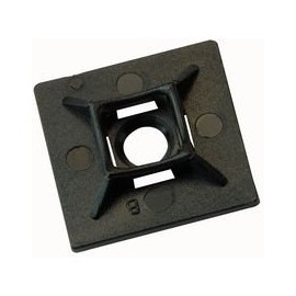 Cable TIE Bases 28X28 | Cable Management TIE MOUNTS Accessories, 100 X Qty - HFC2/4BLACK