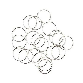 20 solid sterling silver nose rings size 10mm