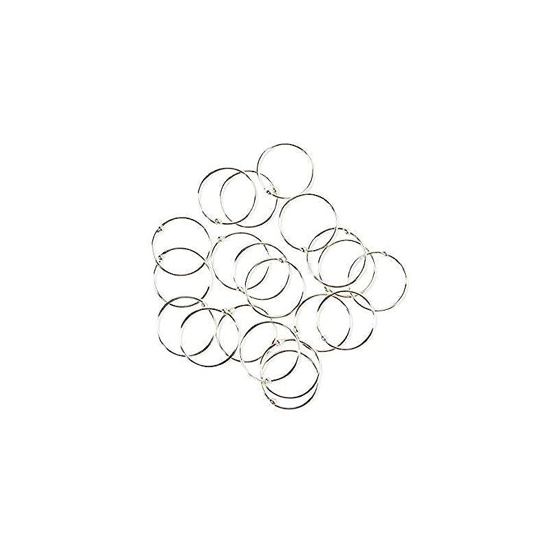 20 solid sterling silver nose rings size 10mm