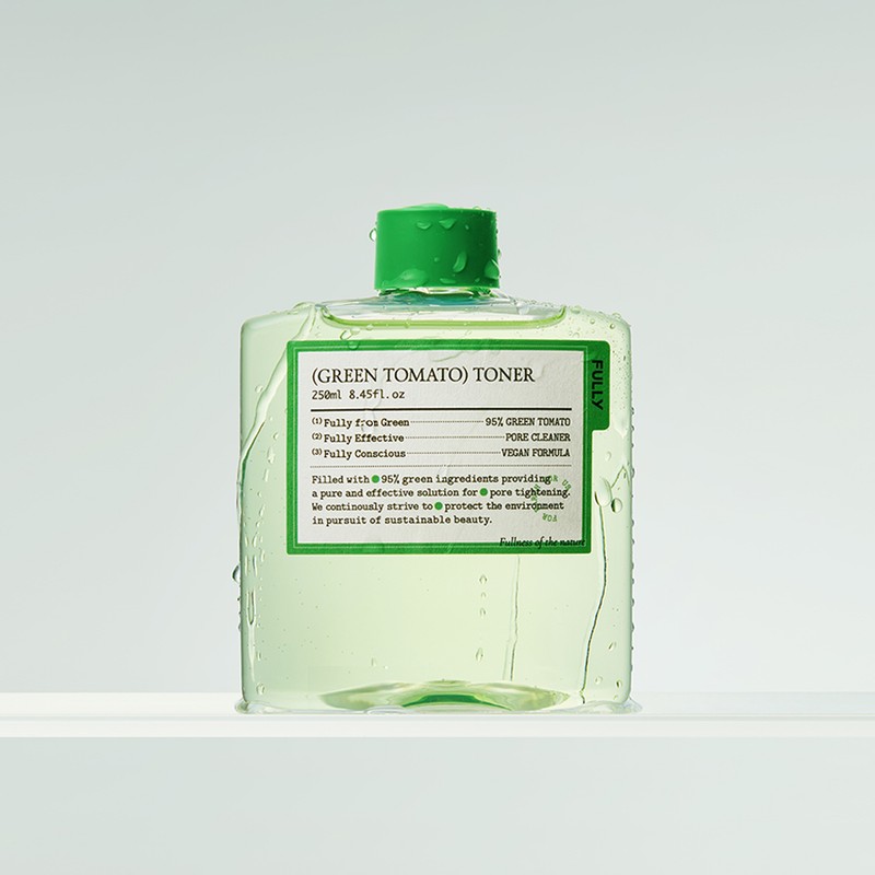 pulley Fully Green Tomato Toner 250ml Pore Slightly Acidic /