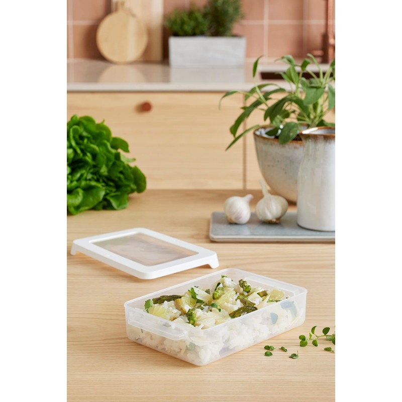 Gastromax Lunch Box 0.6 Liter Transparent White Colour, 0,6 L
