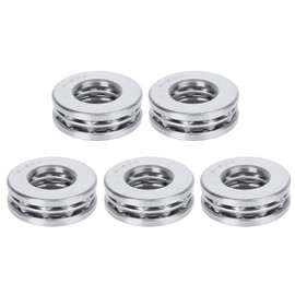 5pcs 51204 Thrust Ball Bearings, High Precision Bearing Steel, Single Sided Roller Industrial Accessories with Level Pressure, Inner Diameter 20mm Outer Diameter 40mm