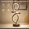 Mayful Modern Table Lamp, LED Spiral Lamp, RGB Table Lamp,