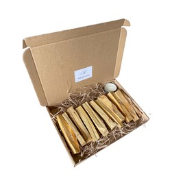 Midnight Mantra Organic Palo Santo | Premium Grade High Resin Ethically Sourced Peruvian Palo Santo Wood Sticks | Natural Incense | Home Negative Energy Cleansing