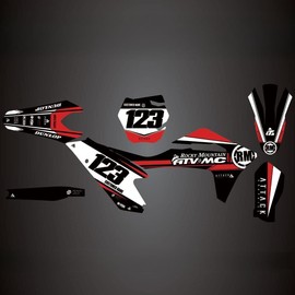 Attack Graphics Custom Velocity Complete Bike Graphics Kit for GASGAS EX 300 (Fuel Injected) 2021
