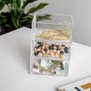 Martha Stewart Brody Desktop Storage Organizer, Stack and Slide Plastic