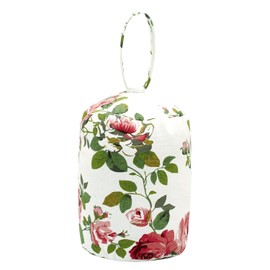 CERAYOU Decorative Weighted Door Stopper, Cylinder Fabric Door Stop with Handle, Heavy Duty Door Floor Stop Wall Protectors for Home Office Bedroom Living Room