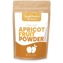 Jungle Powders Apricot Powder 3.5oz, Powdered Freeze Dried Apricots No Sugar Added, GMO, Additive and Filler Free Apricot Extract Flavoring for Baking