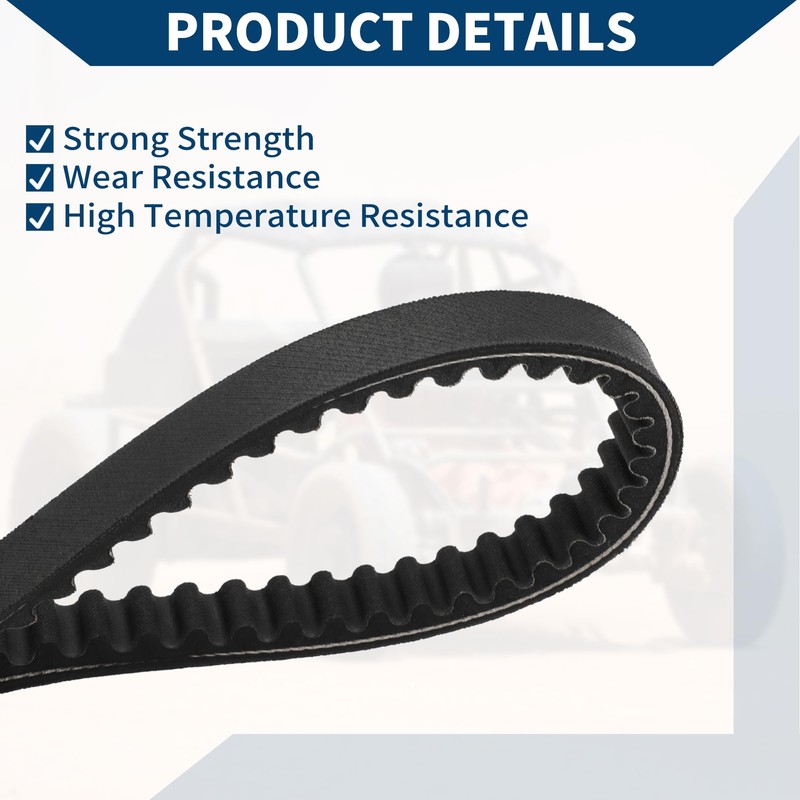 X AUTOHAUX Go Kart Drive Belt for Hammerhead 80T TrailMaster