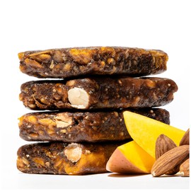 JONESBAR (Mango Almond, 12 Count (Pack of 1)) USDA Organic Fruit & Nut Bar, Non-GMO, Kosher, Vegan, Gluten Free, Simple Snack Bar