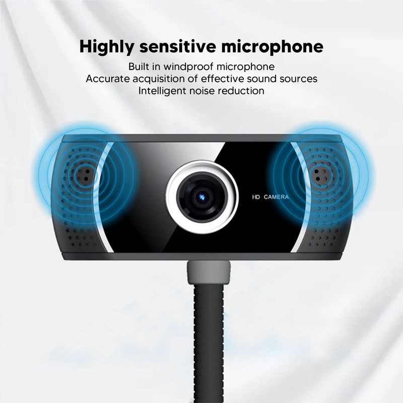 Gavigain 4K Webcam, HD Camera, Camera with Manual Focus and