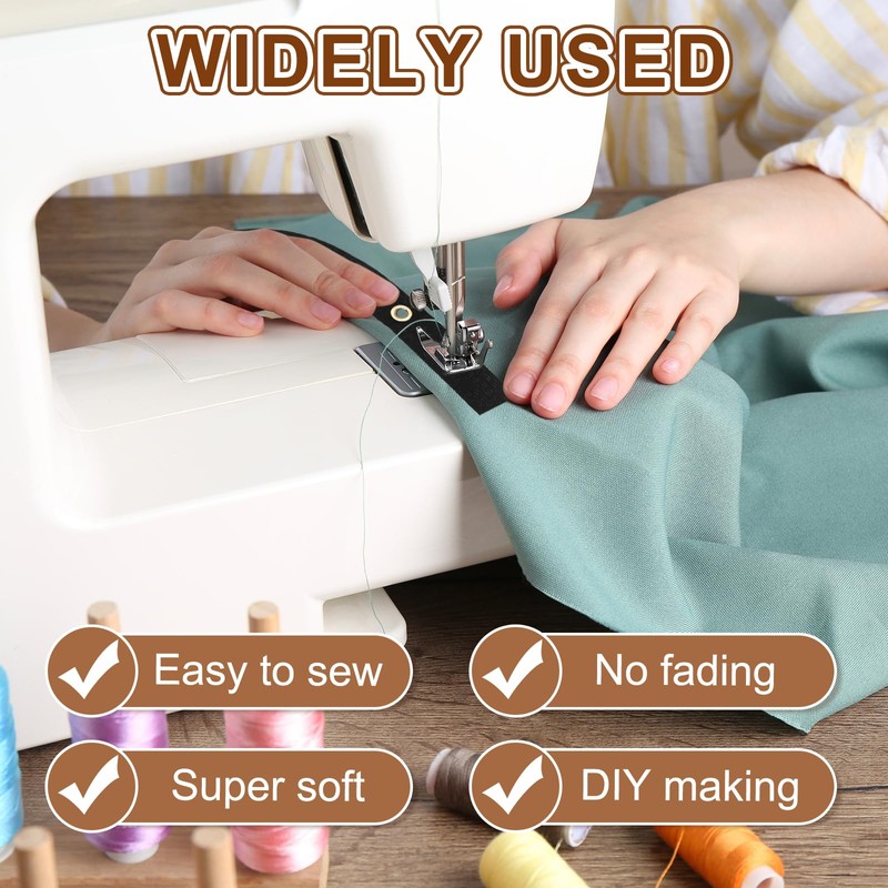 sourcing map 3 Yard Cotton Eyelet Trim with Grommets, 0.79