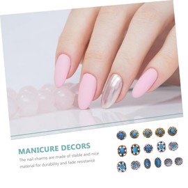 SAFIGLE 2Sets Retro Nail Charms Nail Gems for Unique Manicure Decorations Versatile Designs for Women Effortless Application for Special Occasions