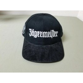 Jagermeister new Jagermeister adjustable strap suede bill baseball cap.