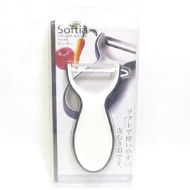 パール金属 Softia ピーラー ブラック C-3665