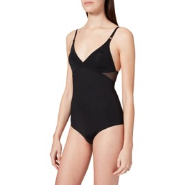 S by Sloggi Women's Symmetry Body Shaping Bodysuit, Black, 32
