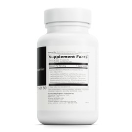 DaVinci Labs Mega Probiotic ND 50 - Non-Dairy Probiotic Supplement with Prebiotic to Support Digestive Health and Immune System - With Nondairy Probiotic Complex - Gluten-Free - 60 Vegetarian Capsules