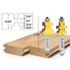 Yonico Tongue and Groove Router Bits Set Flooring 2 Bit