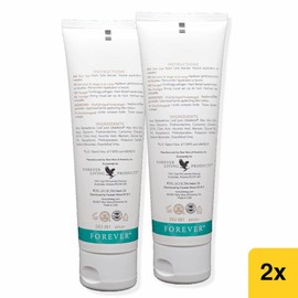 Forever Aloe Vera Gelly, 85% Pure Aloe Vera Gel, After Sun, Cooling, Soothing, Moisturising, Absorbs Residue-Free, Nourishing, Gluten Free, Dermatest Certified, Tube (2 x 118 ml)