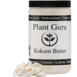 Kokum Butter Refined Raw 1 Lb (16 Oz) (HDPE Food Grade Jar)