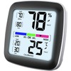 infactory Humidity Meter: Digital Precision Thermo/Hygrometer with LCD Display, Calibrable