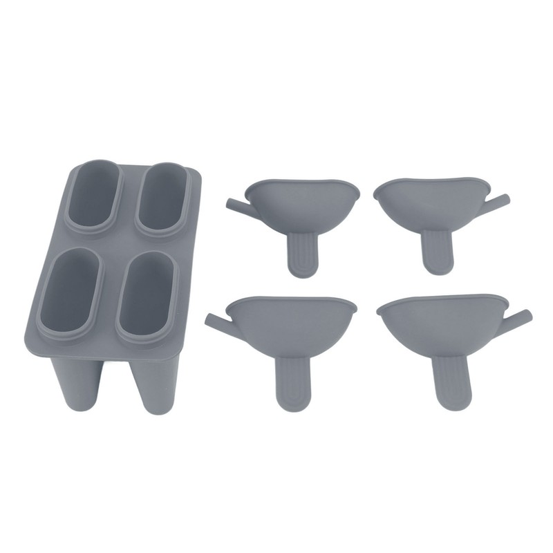 Ice Cream Mold Silicone Practical Portable DIY Ice Pop Maker