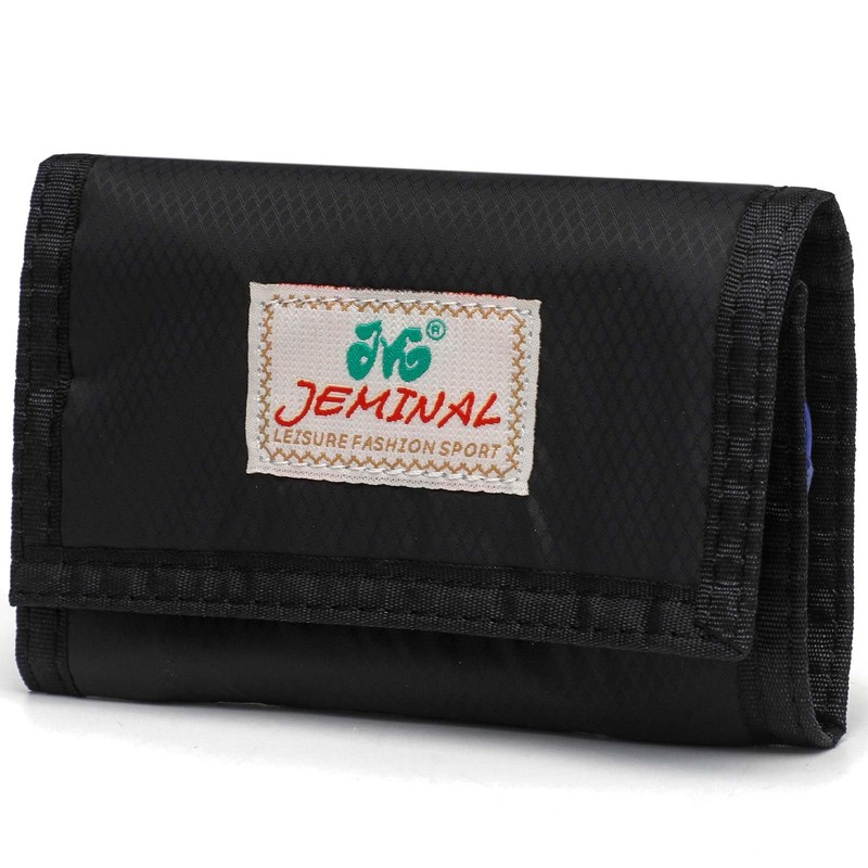 ＪＭ ＪＥＭＩＮＡＬ 杰米路 JEMINAL Tri-fold canvas ultra-thin waterproof wallet men's