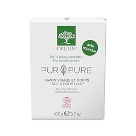 Laboratoires Druide Face and Body Soap - Natural Skin Care - Hypoallergenic Soap Bar - Organic Soap - Fragrance-Free - Organic Body Wash - Biodegradable, 105 g