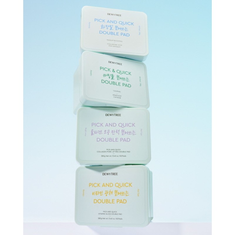 Dewytree Pick & Quick Makeup Remover Double Pads 100 Sheets