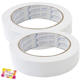 Can be applied to uneven surfaces. Double-sided tape with cushion, Pop, DIY, Stationery, Crafts, Posters, Photos, Signs, 1.0 inches (25 mm) x 1.1 inches (3 m) x 0.04 inches (1 mm) Thick, Set of 2
