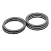X AUTOHAUX 5pcs Headset Spacer Matte Black Carbon Fiber Handlebar