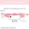 Mayfaith pink Handwoven Epilepsy Information Warning Bracelet, Men's and Women's