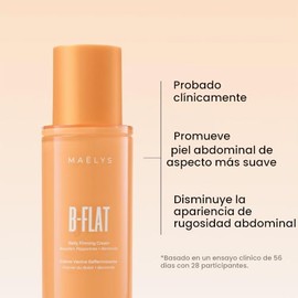 Maelys Cosmetics Women's B-Flat Firming Belly Cream & Moisturizer 7290017683201