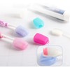 10 Piezas Funda para Cepillo de Dientes de Silicona Camping