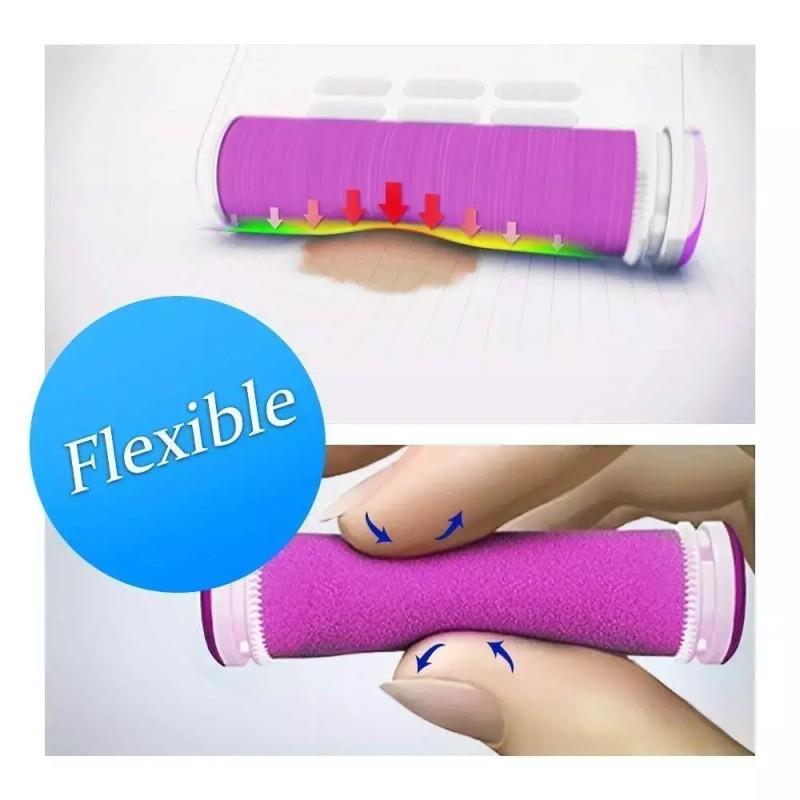 Emjoi 마이크로-페디 호환 SoftFLEX 기술 리필 롤러 (초굵기) - 4개