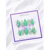 Glazed Mint Handmade Nail Tips - Stiletto / 글레이즈 민트