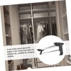 Ciieeo Stainless Steel Retractable Clothing Rack Hanging Coat Display Rack