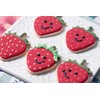 Decora 0255194 Plastic Pineapple and Strawberry Cookie Cutter Set of
