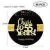 Sumerk 48 PCS Cheers to 55 Stickers Large Bottle Stickers