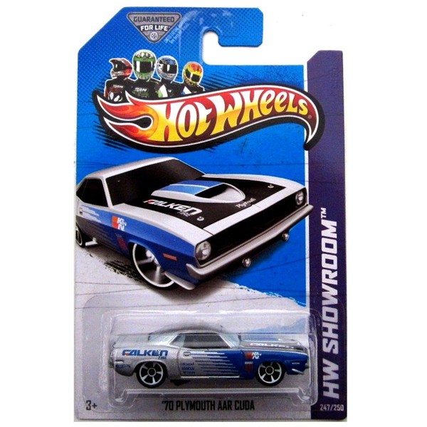 Hot Wheels HW Showroom 247/250 '70 Plymouth AAR Cuda Blue