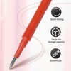 Pack of 12 Red Erasable Refills, 0.5mm Pilot Pen Compatible,
