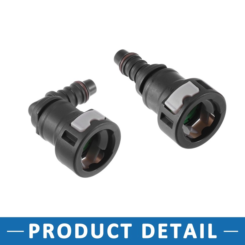 A ABSOPRO Fuel Line Hose Connector 15/32" 11.8mm SAE to